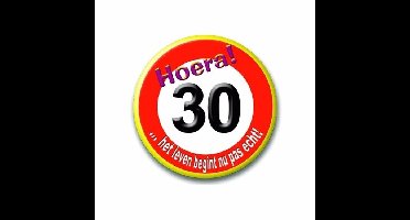 30 jaar stopbord speldjes