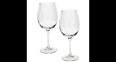 6x Stuks wijnglazen van glas 580 ml