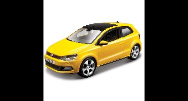 Bburago Modelauto - Volkswagen Polo 5 GTI - 1:32 - geel