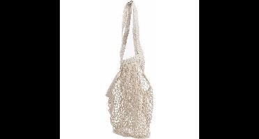 Benson Boodschappennetje - katoen - boodschappentas - compact en rekbaar - 37 cm