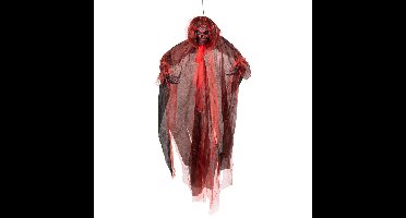 Boland Hangdecoratie demon pop - rood - 180 cm - met licht - halloween/horror - decoratie