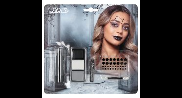 Boland Verkleed Schminkset Gothic - Carnaval/Halloween - volwassenen - met strass steentjes