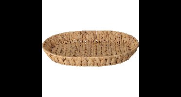 Broodmand - gevlochten riet - naturel - 40 x 32 x 6 cm