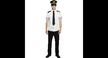 Carnaval verkleedkleding kostuum Piloot - heren - piloten outfit