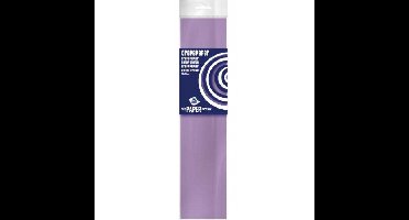Crepe papier platte vellen - 1x - lila - 250 x 50 cm - Knutselen met papier - Knutselspullen