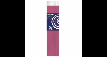 Crepe papier platte vellen - cyclaam - 250 x 50 cm - Knutselen met papier - Knutselspullen