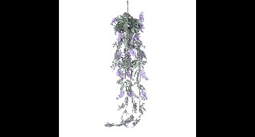 Decoris Lavendel Bloemen slinger - 1x stuks - lichtpaars - kunstplanten - 80 cm