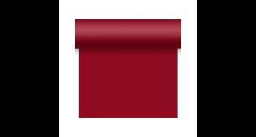 Duni tafelloper - papier - bordeaux rood- 480 x 40 cm