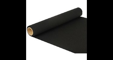 Duni Tafelloper - papier - zwart - 480 x 40 cm - placemats
