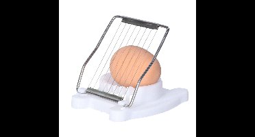 Eiersnijder - wit - kunststof - 20 cm - eiersnijders -?ei