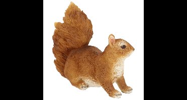 Esschert Design dieren beeldjes - eekhoorn - 14 x 13 cm - bosdieren - polyresin