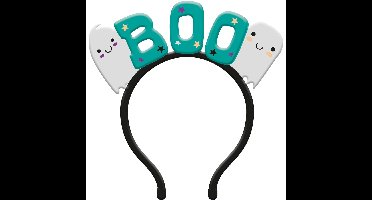 Halloween thema verkleed diadeem - one size - zwart/blauw - kinderen