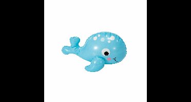 Intex opblaasbare dolfijn - kunststof - lichtblauw/wit - 25 x 23 cm