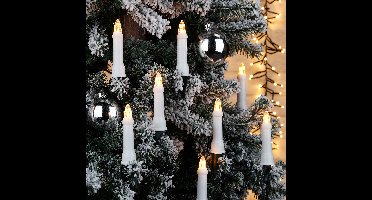 Kaarsen verlichting - 30 LED kaarsen - 1310 cm - warm wit - kerstverlichting