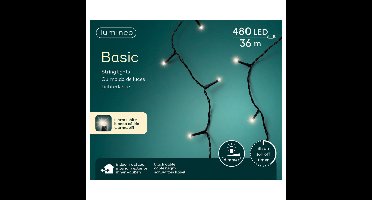 Kerstboomverlichting - LED - warm wit - 480 lampjes - 39 meter