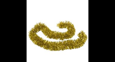 Kerstslingers - glitter goud - folie - 180 x 12 cm - extra brede slinger/kerstboom versiering