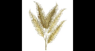 Kunsttak/kunstbloem - Varen - goud - 82 cm - kunststof - glans