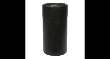 Lesli Living Kaarshouder bamboe - grijs groen - 16 cm