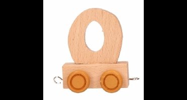 Letter speelgoed treintje O