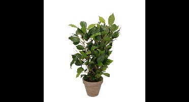 Mica Decorations groene ficus kunstplant - 40 cm - Kunstplanten - binnenplanten