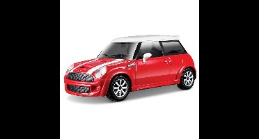 Modelauto - Mini Cooper S - rood - schaal 1:43 - speelgoedauto
