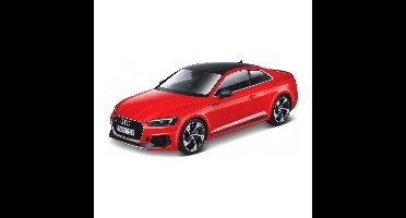 Modelauto/speelgoedauto Audi RS5 Coupe - rood - 19 cm - schaal 1:24