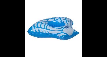 Opblaasbare drankhouder blauwe zeeschelp 23 cm