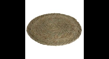 Pannenonderzetter - zeegras - rond - Dia 36 cm - naturel - extra groot - stevig
