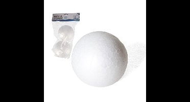 Piepschuim hobby vormen DIY ballen - 2x - styropor bollen - 8 cm