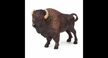 Plastic speelgoed figuur bizon 14,5 cm