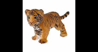 Plastic speelgoed figuur tijger welpje 3,5 cm