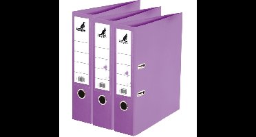 Ringband map/ordners A4 - 3x - paars - 31 x 28 x 7 cm - Documenten opbergen - Kantoorartikelen