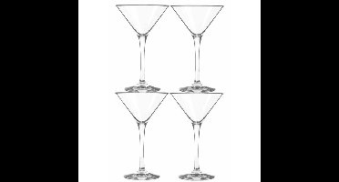 Royal Leerdam Cocktailglazen - 4x stuks - glas - 250 ml - Cosmopolitan
