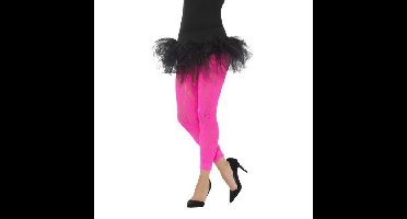 Roze jaren 80 panty voor dames