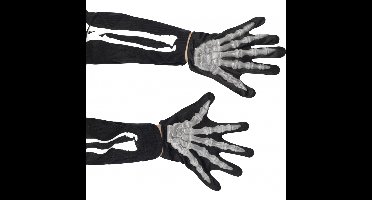 Skelet/geraamte handschoenen - kinderen - Halloween - skeletten accessoires