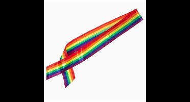 Smiffys Regenboog sjerp - volwassenen - Pride parade - liefde - lhbtiqa+