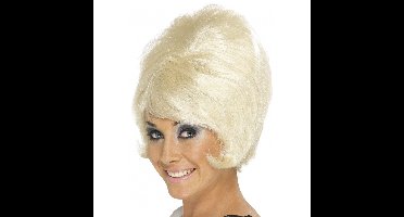 Smiffys Verkleed pruik - Jaren 60 - blond - dames - 60s - damespruik