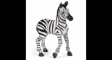 Speelgoed zebra - figuur - 9 cm - kunststof - speeldieren - dieren - speelfiguren