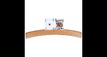 Speelkaarthouder - 50 cm - hout - kaarten standaard - houder voor speelkaarten