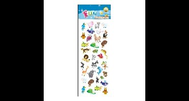 Stickertjes vrolijke dieren