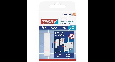 Tesa Powerstrips voor tegels/metaal - 6x stuks - Klusbenodigdheden - Plakstrips/powerstrips