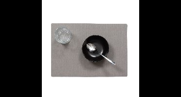 Wicotex luxe Placemats Plain - taupe - 43 x 30 cm - Met anti slip laag - Teflon coating topla