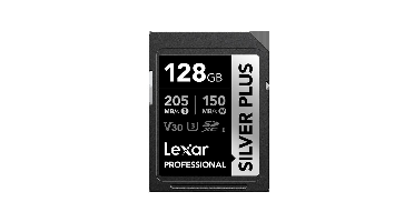 Lexar SD Silver Plus UHS-1 128GB V30 R205/W150MB/s