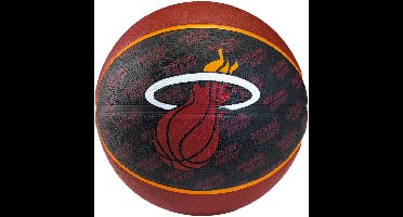 Spalding Basketbal NBA Miami Heat zwart/oranje