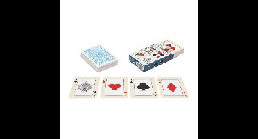 1x Poker/kaartspel speelkaarten Engelstalig