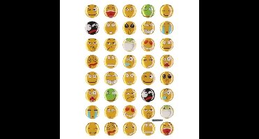 40x Emotie stickers
