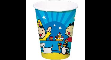 Bumba bekers - 8x - 250 ml - karton - verjaardag drinkbekers - kinderbekers - kinderfeestje