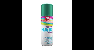 Carnaval haarverf - groen - spuitbus - 125 ml - haarspray