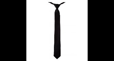 Carnaval verkleed stropdas - zwart - polyester - heren/dames - Gangster/rock and roll/blues brothers