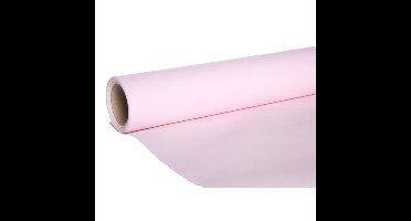 Cosy & Trendy Tafelloper - papier - licht roze - 480 x 40 cm